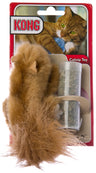 Kong Catnip Refillable Squirrel Cat Toy with Catnip