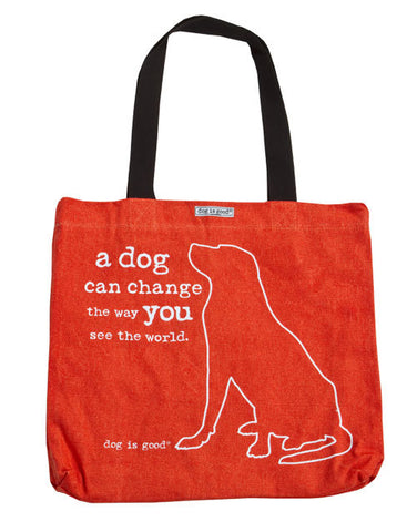 A Dog Can Change the Way You See the World Tote